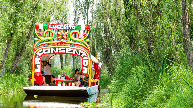 Kanalsystem med odlingar