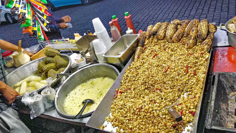 Majs-stånd. Foto: Henric Carlsson