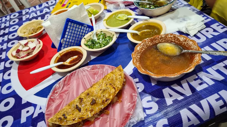 Quesebirria på mexikanskt snabbmatshak. Bild: Henric Carlsson / Mexikanskt.se