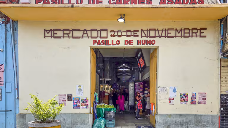 20 Noviembre Market i Oaxaca 