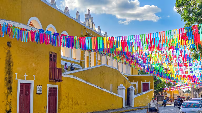 Den magiska byn Izamal, Yucatán, Mexiko. Bild: Henric Carlsson / Mexikanskt